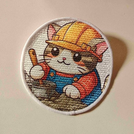 ノロねこくん　ワッペン　クリップ付き