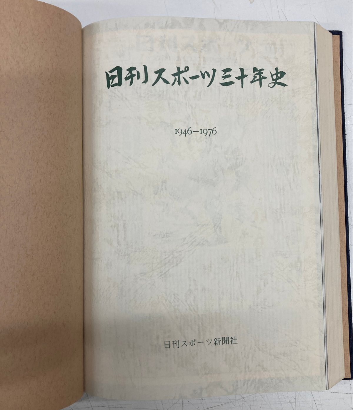 日刊スポーツ三十年史 1946-1976 | バブオ堂