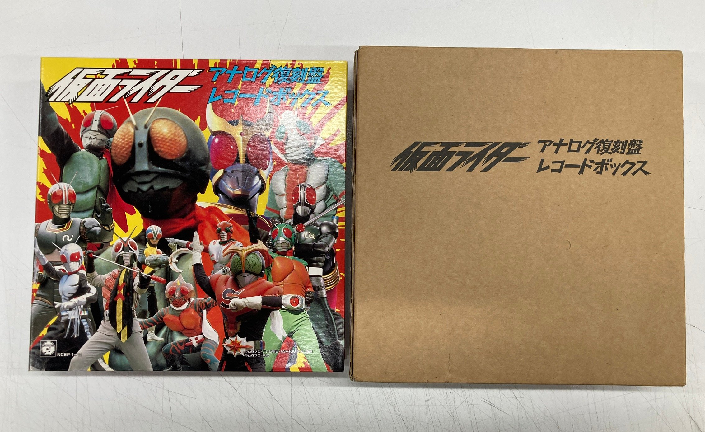 仮面ライダー アナログ復刻盤 レコードボックス original