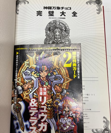 神羅万象チョコ 完璧大全　初版限定特典カード封入　2008年　初版　函　小学館