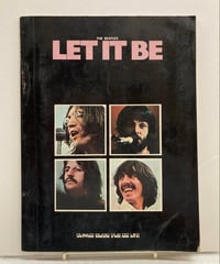 The BEATLES／ザ・ビートルズ「LET IT BE」全8曲楽譜集　昭和46年　新興楽譜出版