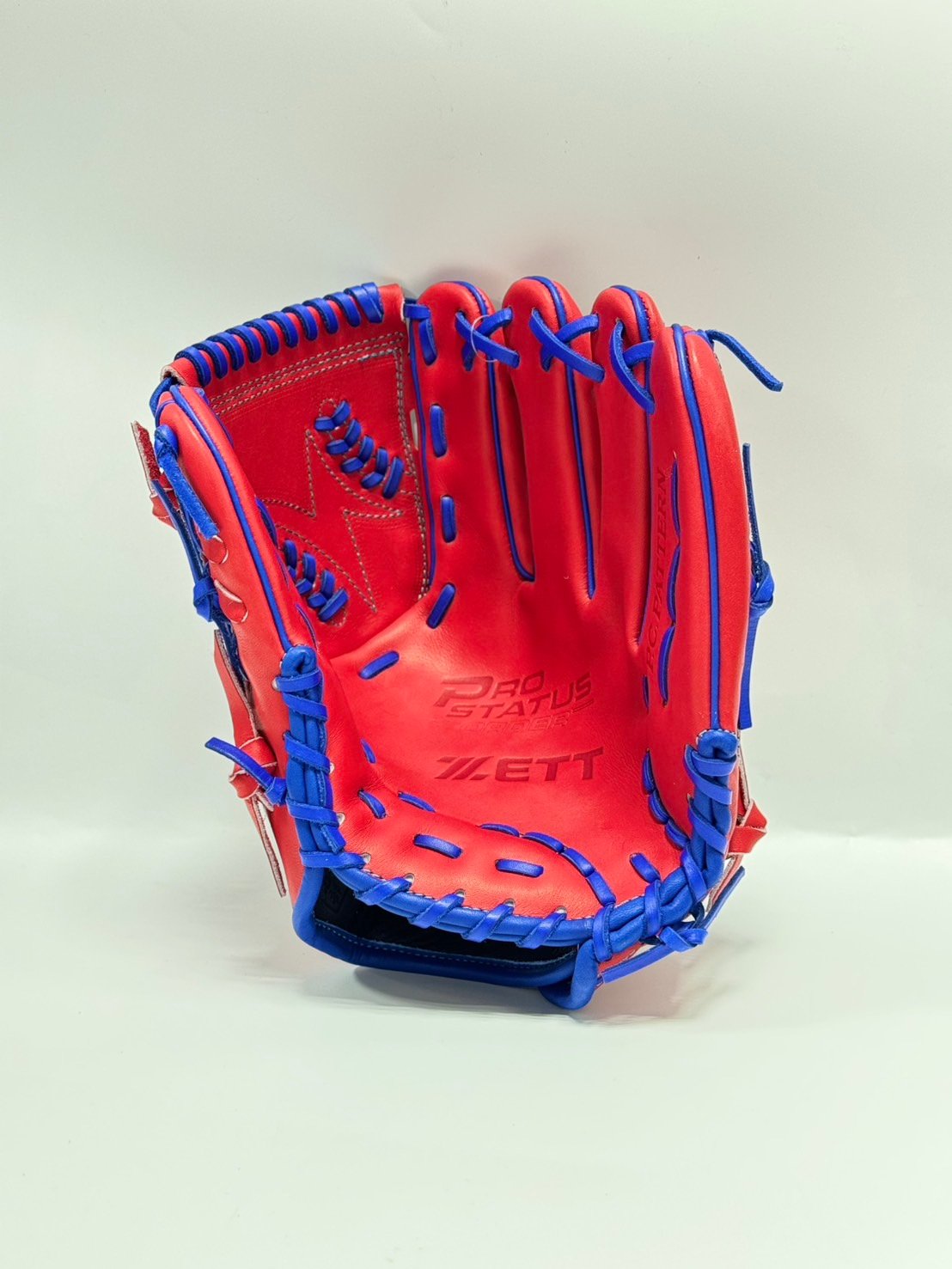 ZETT 硬式用 ミチイオリジナル 651型 レッド×ロイヤルブルー | ミチイ