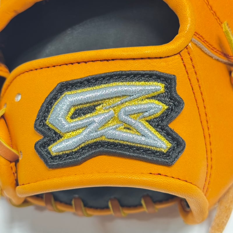 GS ゴリラスポーツ 軟式モデル 右投げ用 当て挟み型 オレンジ×コルク