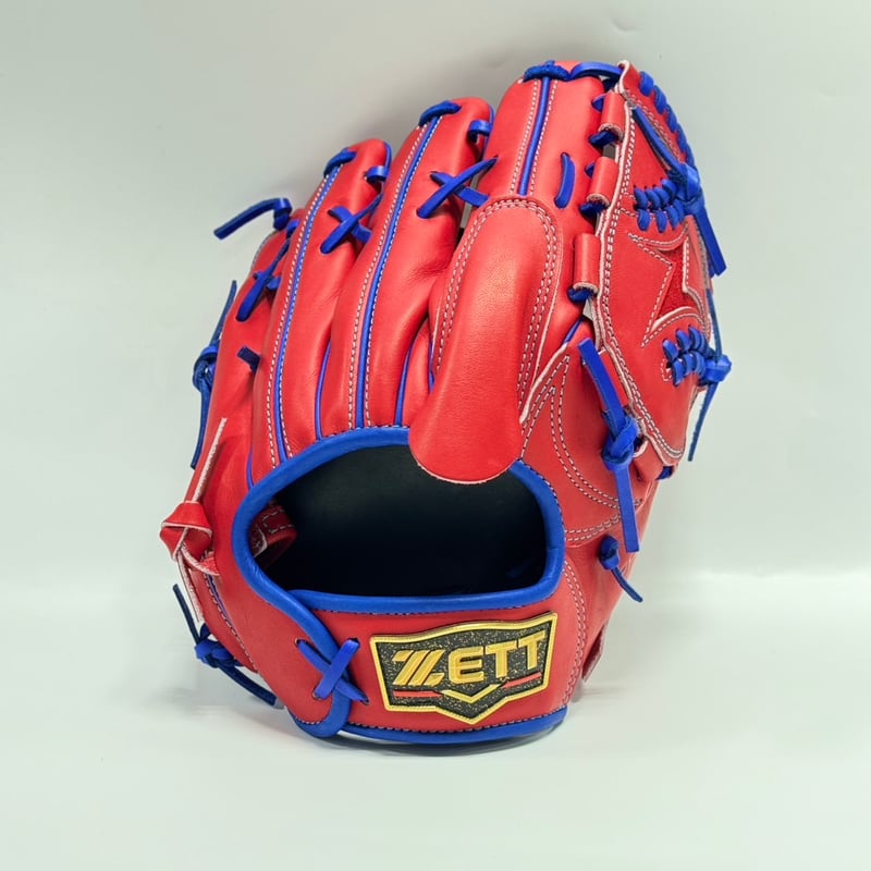 ZETT 硬式用 ミチイオリジナル 651型 レッド×ロイヤルブルー | ミチイ