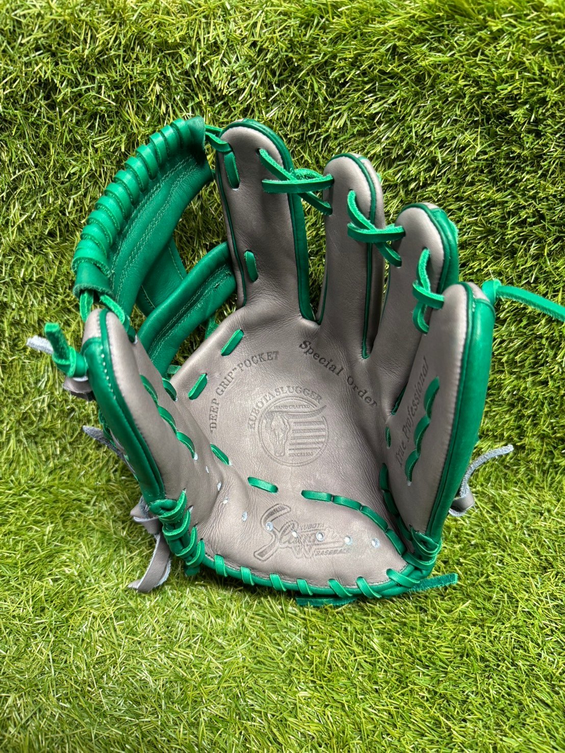 久保田スラッガー軟式店舗オリジナルSR1内野手用湯もみ型付け済み