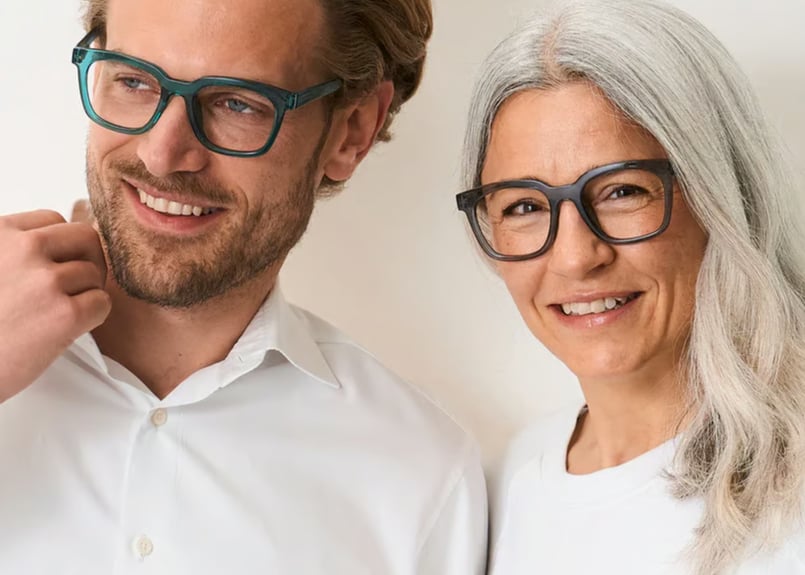 リーディンググラス OjeOje D tortoise/blue | OjeOje‐オイオイ-