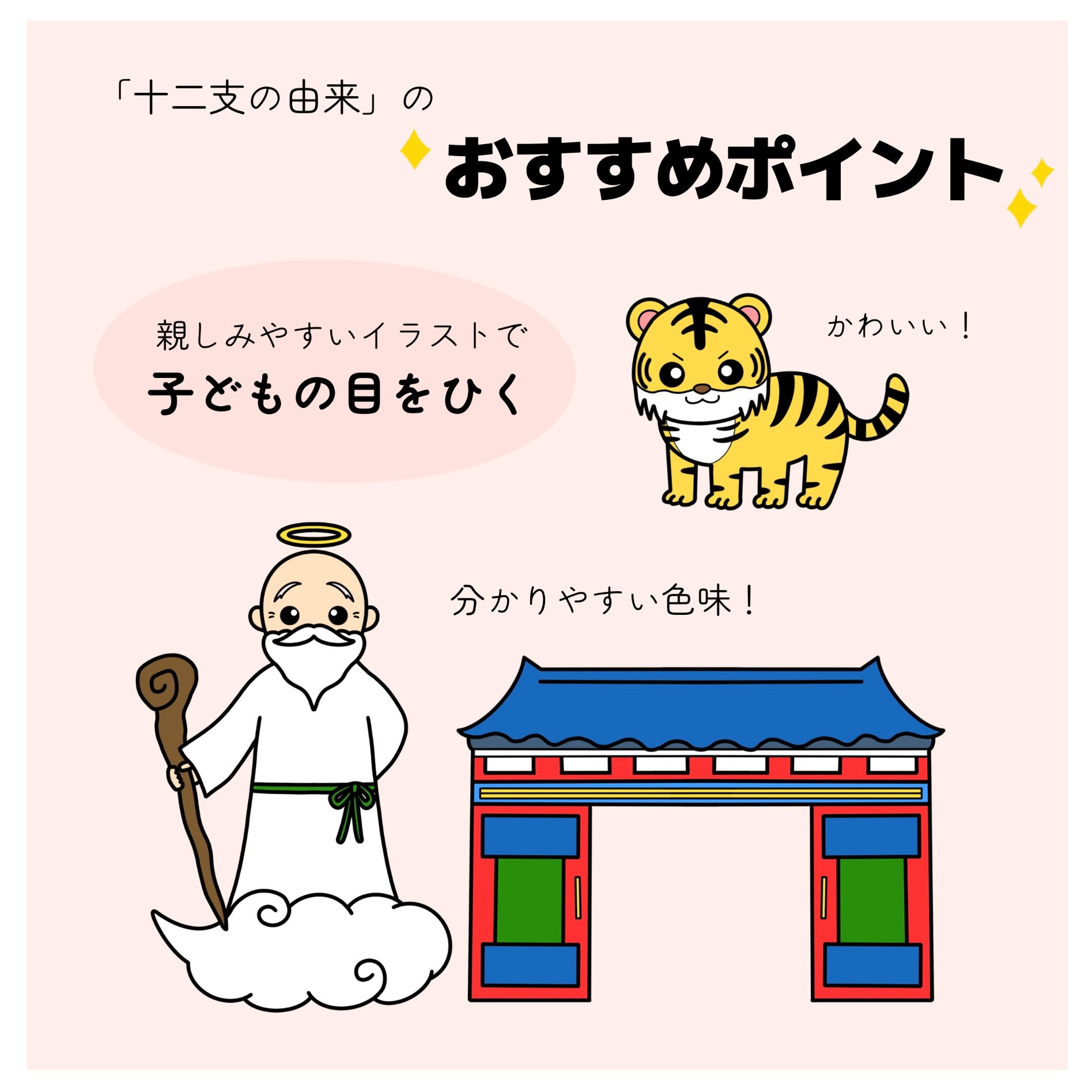 パネルシアター「十二支の由来」 | カラフルショップ〈パネルシアター