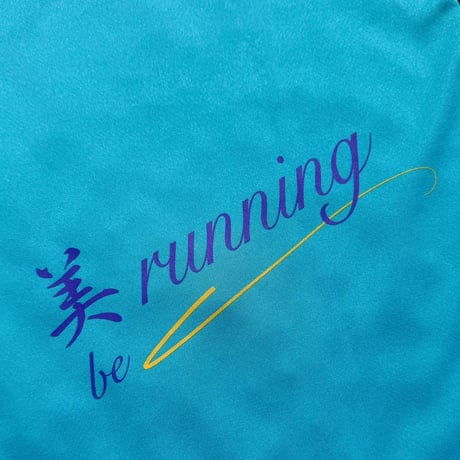 美RUN Tシャツ（ターコイズブルー）
