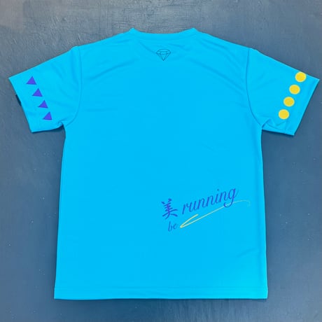 美RUN Tシャツ（ターコイズブルー）
