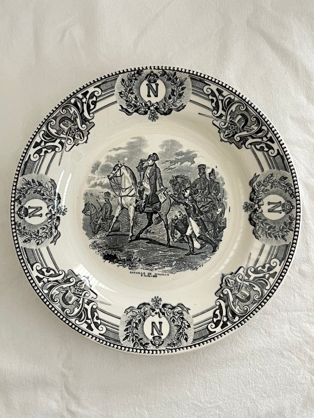 BOCH FRERES KERAMIS ナポレオンプレート大【B】ベルギーアンティーク