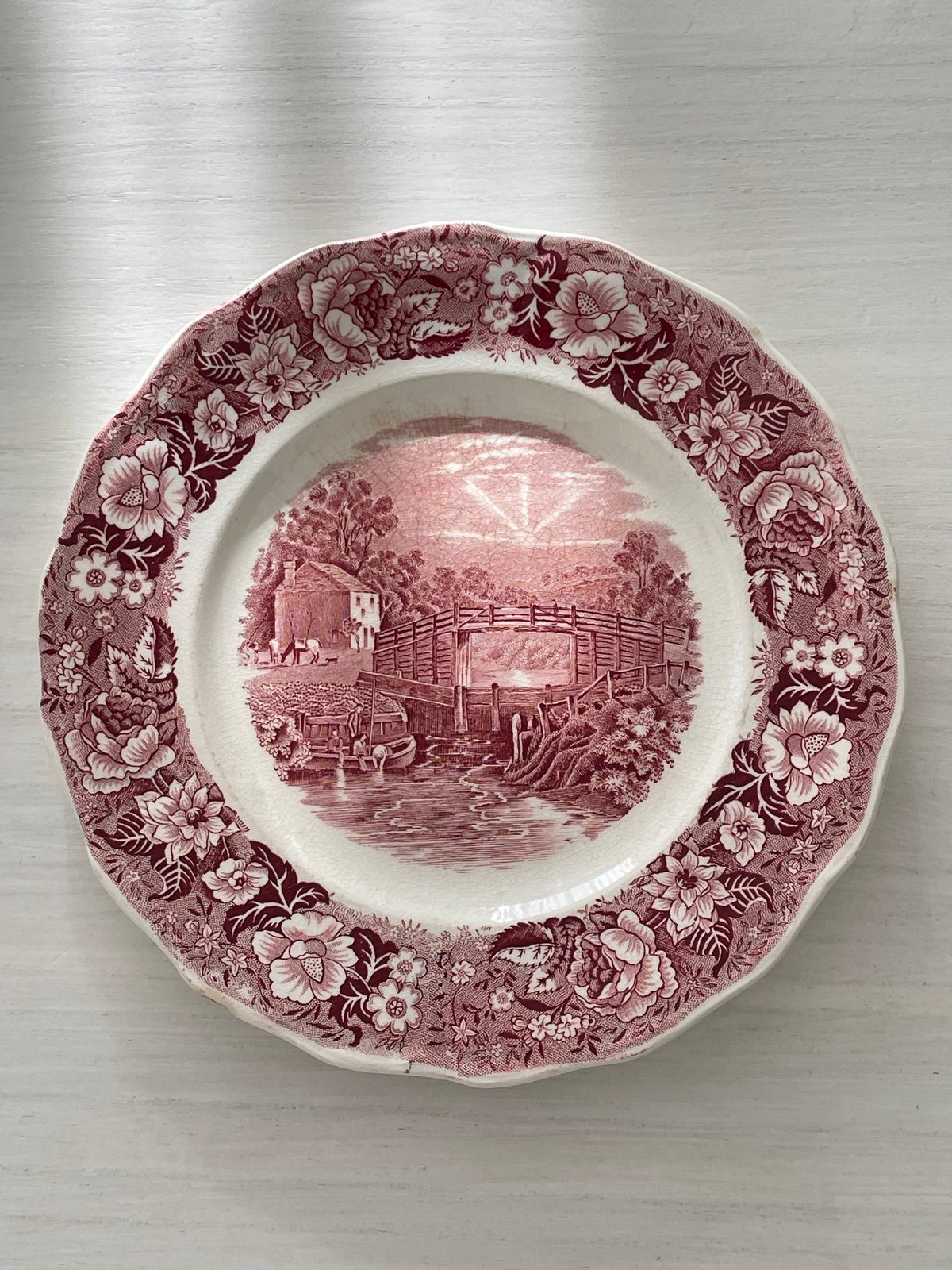 PALISSY POTTERY ケーキプレート イングランド ビンテージ食器
