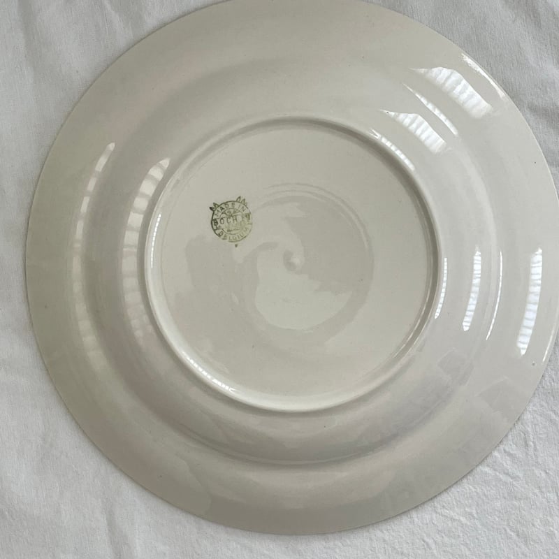 BOCH FRERES KERAMIS ナポレオンプレート大【B】ベルギーアンティーク