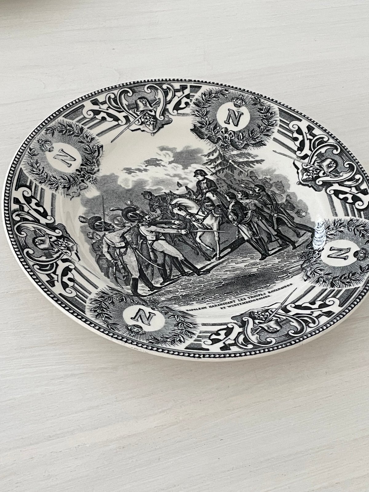 BOCH FRERES KERAMIS ナポレオンプレート【B】 ベルギーアンティーク