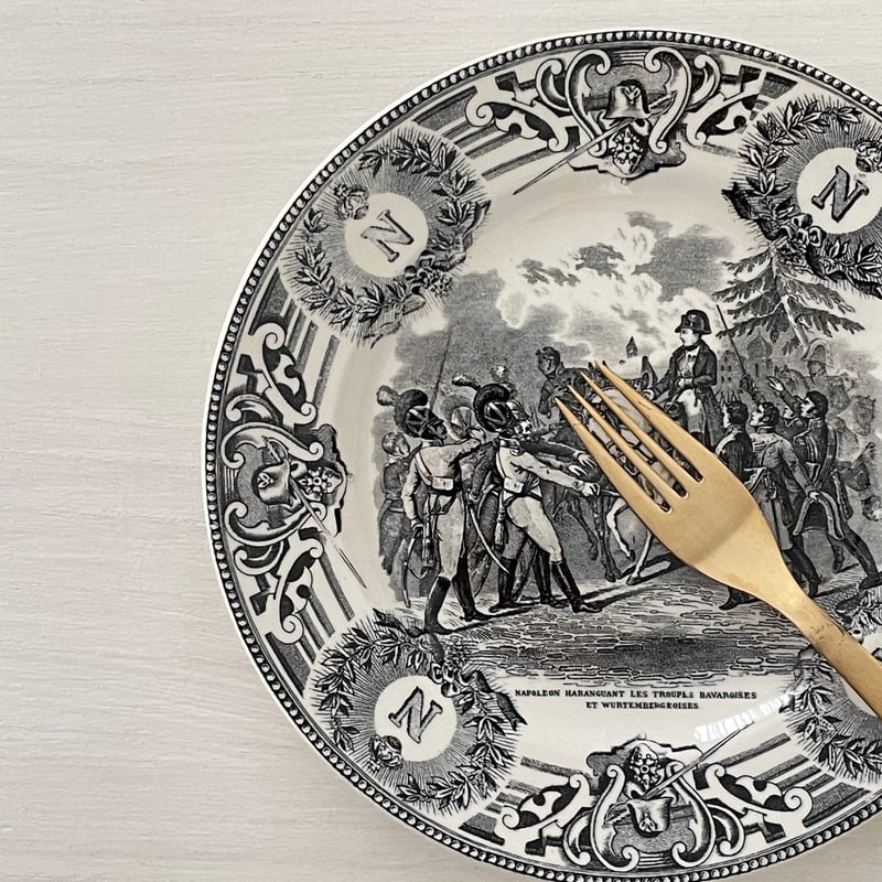 BOCH FRERES KERAMIS ナポレオンプレート【B】 ベルギーアンティーク