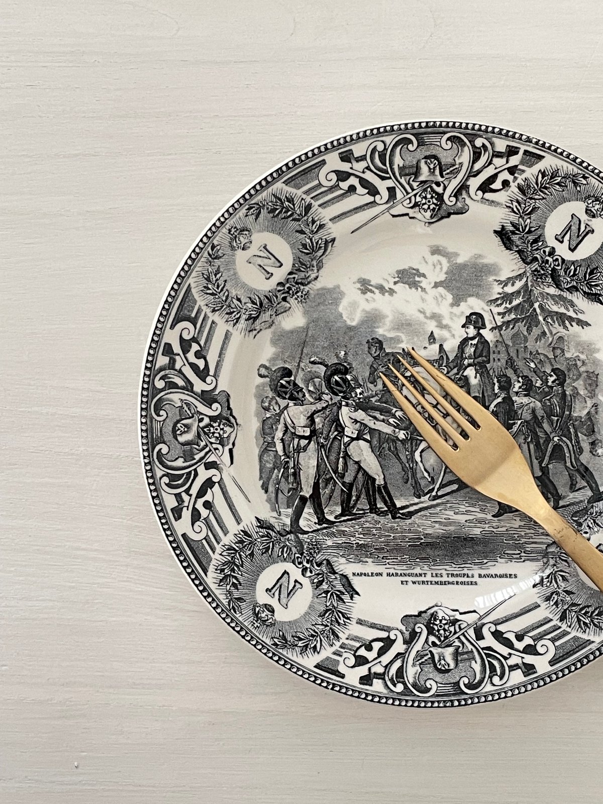 BOCH FRERES KERAMIS ナポレオンプレート【B】 ベルギーアンティーク