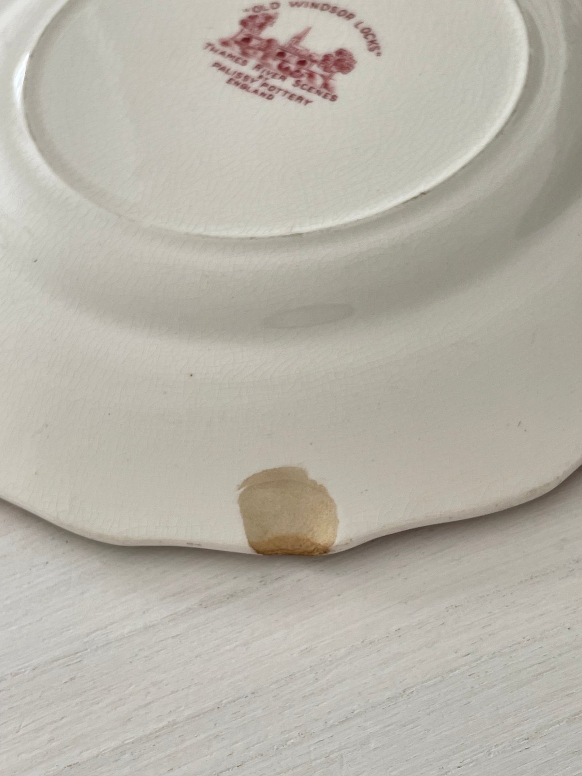 PALISSY POTTERY ケーキプレート イングランド ビンテージ食器