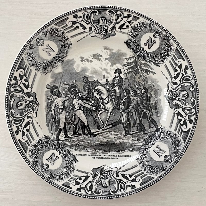 BOCH FRERES KERAMIS ナポレオンプレート【B】 ベルギーアンティーク