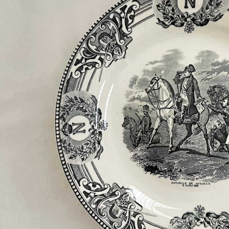 BOCH FRERES KERAMIS ナポレオンプレート大【B】ベルギーアンティーク