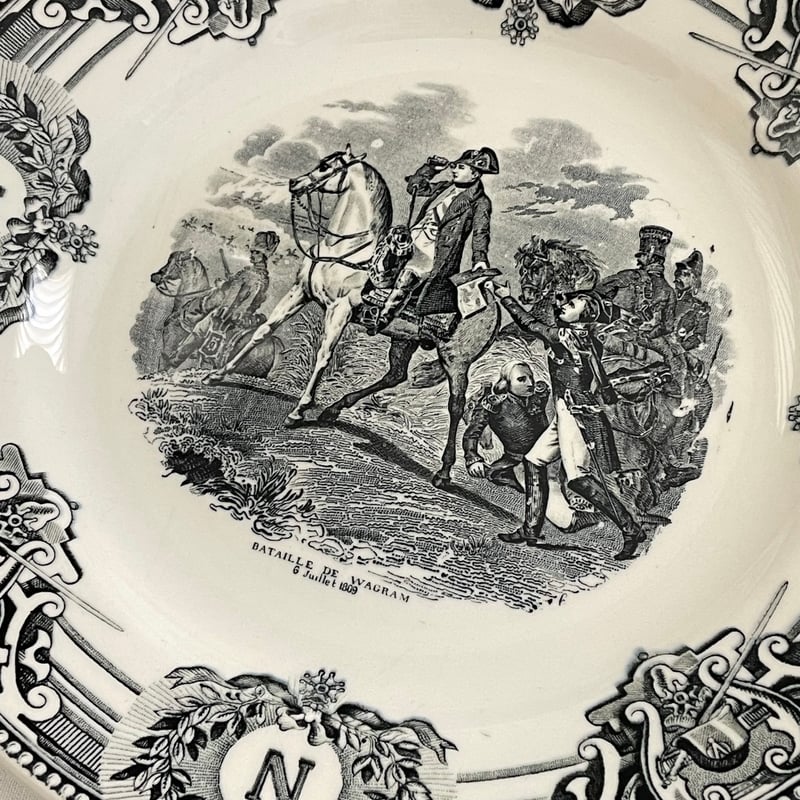 BOCH FRERES KERAMIS ナポレオンプレート大【B】ベルギーアンティーク