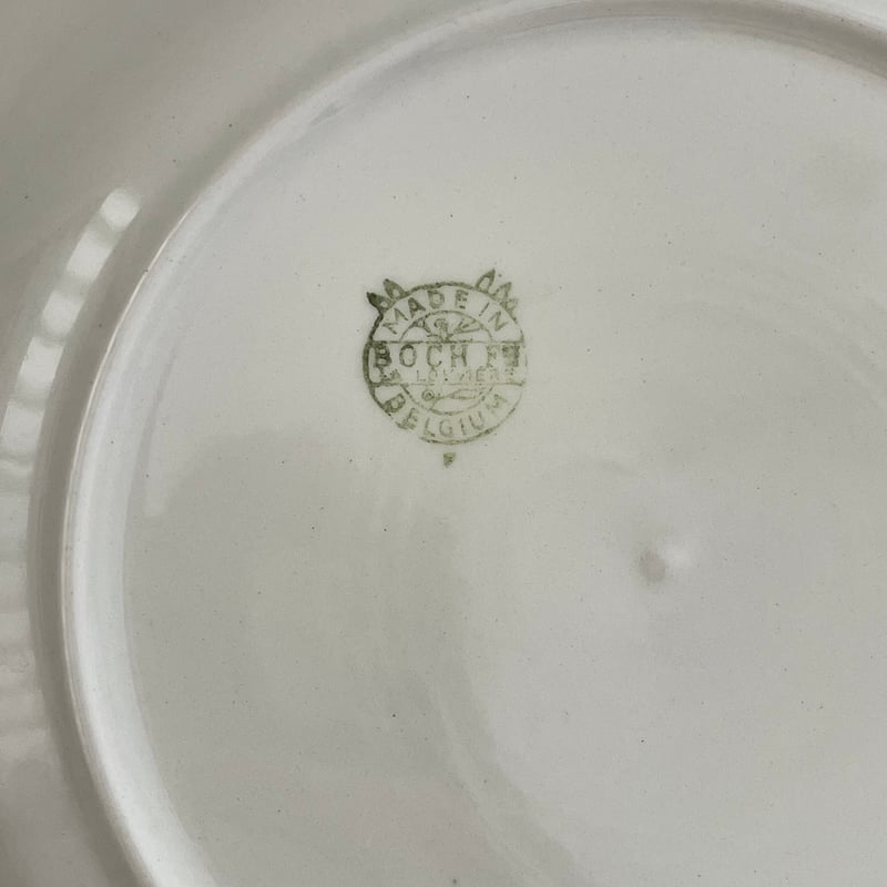 BOCH FRERES KERAMIS ナポレオンプレート大【B】ベルギーアンティーク