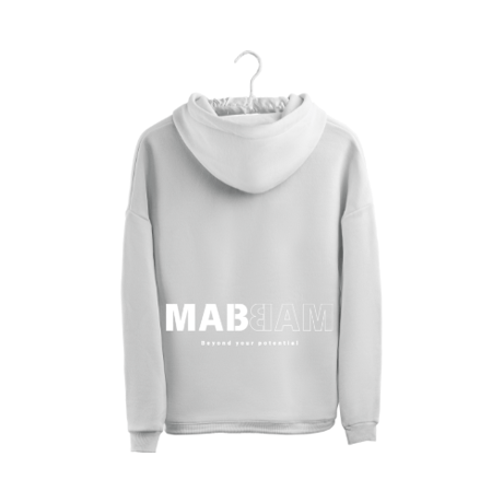 【裏起毛なし】子供用MABパーカー_ Gley（140−160(WM)）