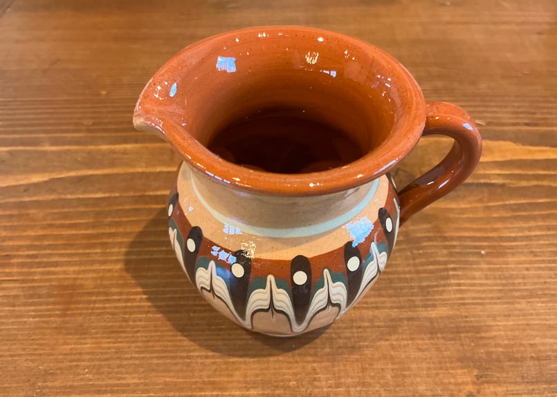 ブルガリア トロヤン陶器 トラディショナルシリーズ ミニピッチャー 4