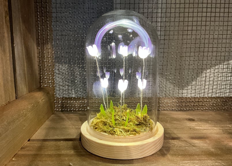 Lumo Tulip Glass Dome (S) 4色 | Bonne Volonte