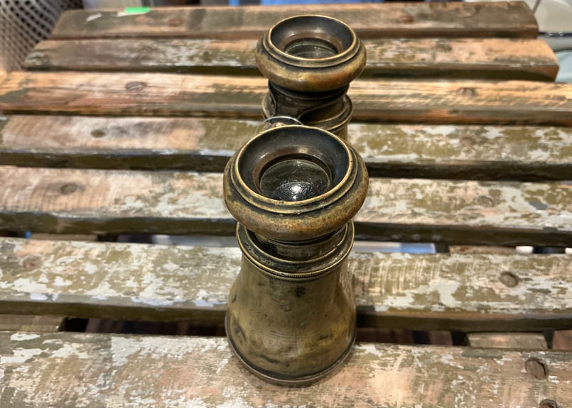 アンティークオペラグラス 真鍮製 古い双眼鏡 | Bonne Volonte