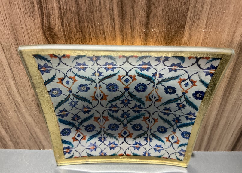 Arti Glass Tray -アーチ ガラス トレイ - Square S size 1p