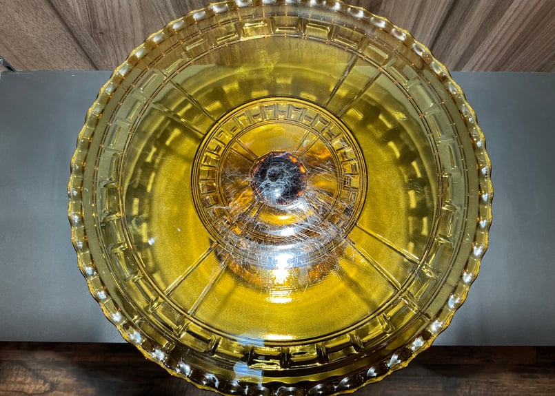 アンバーガラスコンポート ケーキ皿 | Bonne Volonte