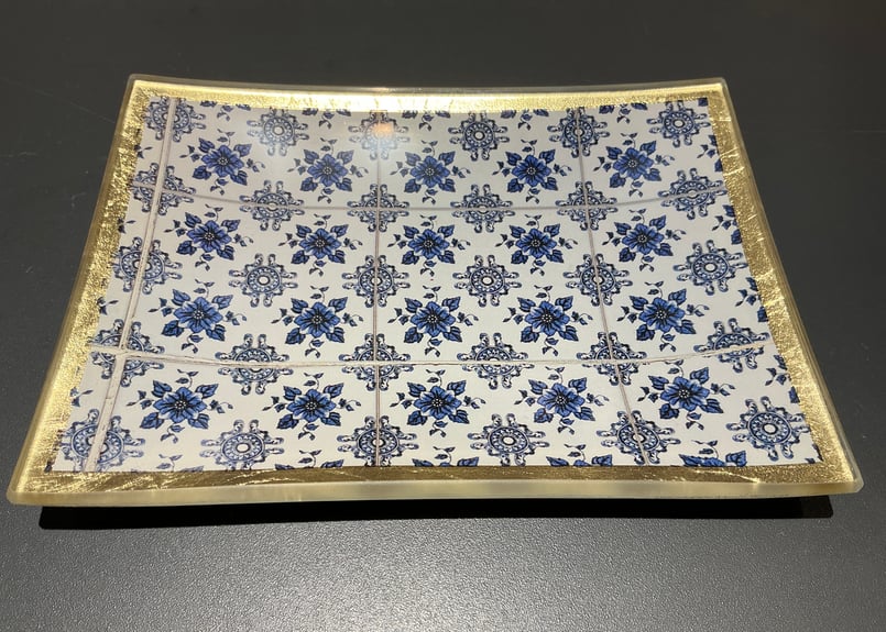 Arti Glass Tray -アーチ ガラス トレイ - Rectangle S size
