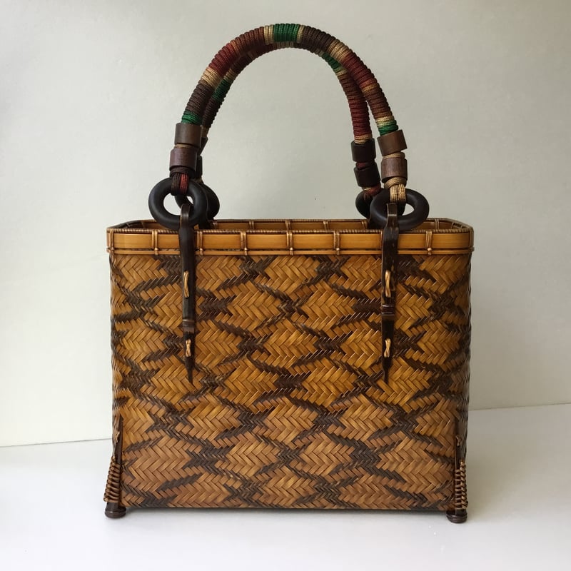 【極美品】手作り鮎籠小　箱無し 若鮎クラフト
