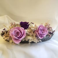 【店頭渡し商品】プリザーブドフラワー横型アレンジ