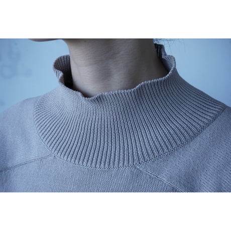 Cotton Cord High-Neck Pullover / homspun