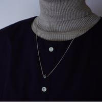 3 tone pearl necklace / wayo