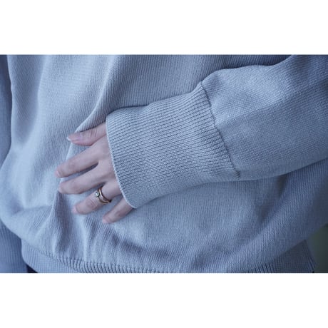 Cotton Cord High-Neck Pullover / homspun