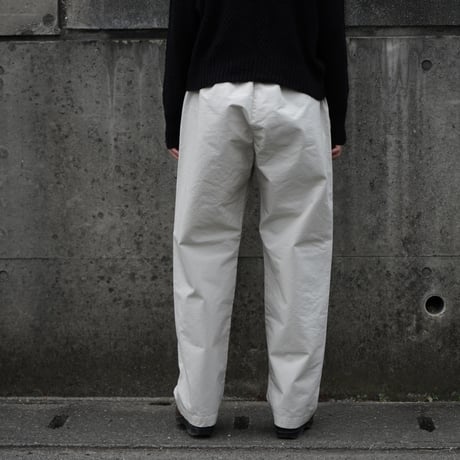 Rip-Stop Gathered Pants / homspun