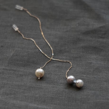 Acoya Pearl Pierced Earring - Yureru / wayo