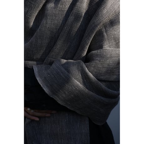 Hand Spun Cotton Linen Shawl / MAYAWOOL