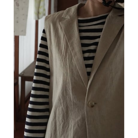 Linen Gilet / sugiwai