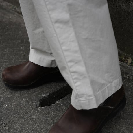 Rip-Stop Gathered Pants / homspun