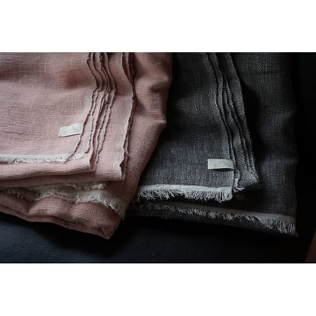 Hand Spun Cotton Linen Shawl / MAYAWOOL