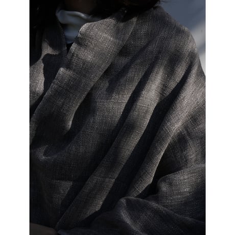 Hand Spun Cotton Linen Shawl / MAYAWOOL