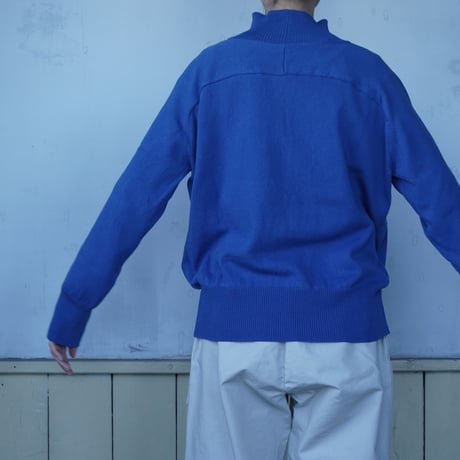 Cotton Cord High-Neck Pullover / homspun