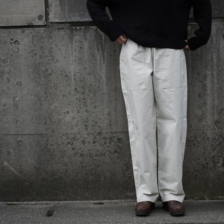 Rip-Stop Gathered Pants / homspun
