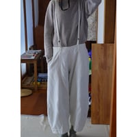 Denim Khadi Suspender Pants / CALICO