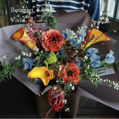 bouquet size M ￥8800 (8000) （配送）