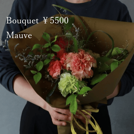 bouquet size S ￥5500 (5000) （配送）