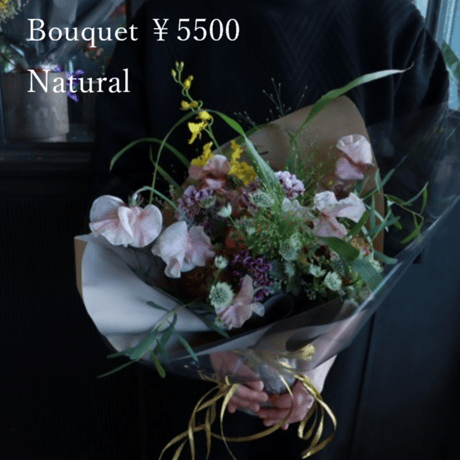 bouquet size S ￥5500 (5000) （配送）