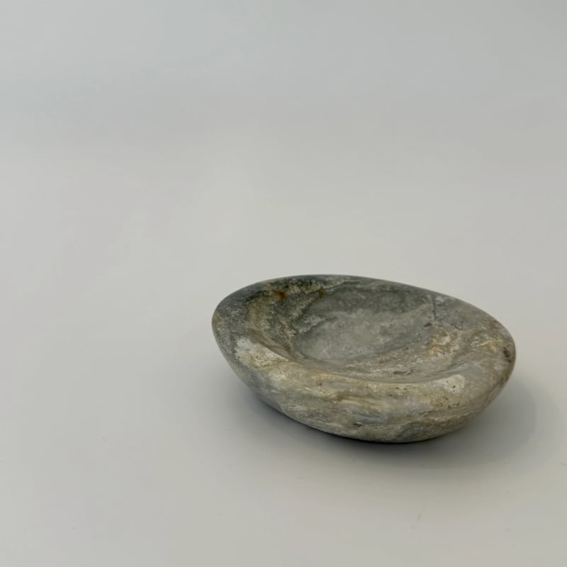 オーシャンジャスパー 天然石トレイ ミニ皿 プレート スフィア台